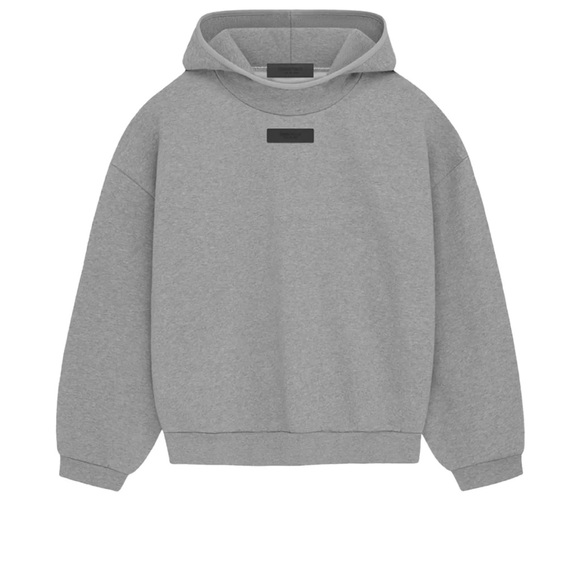 NWT Fear of God Essentials DARK HEATHER GREY Hoodie - Picture 1 of 5